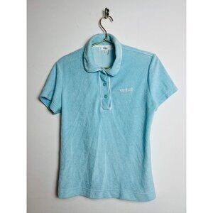 vertigo terry shirt blue large vintage